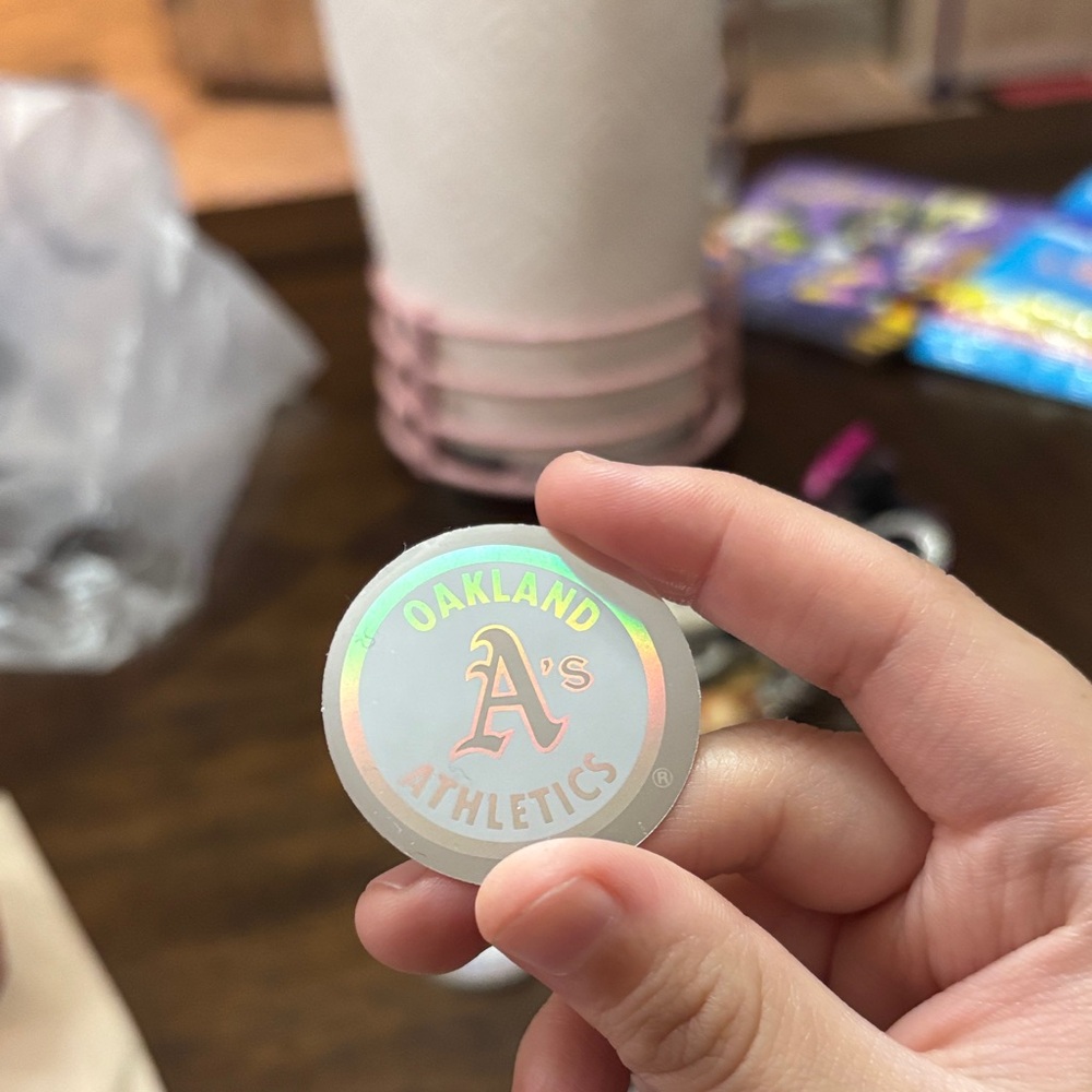Oakland Athletics Holographic sticker